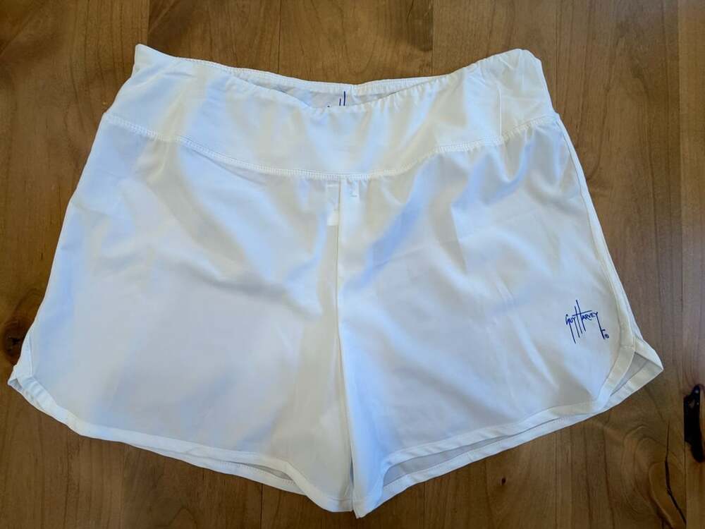 Guy Harvey Athletic Shorts Size M White Logo